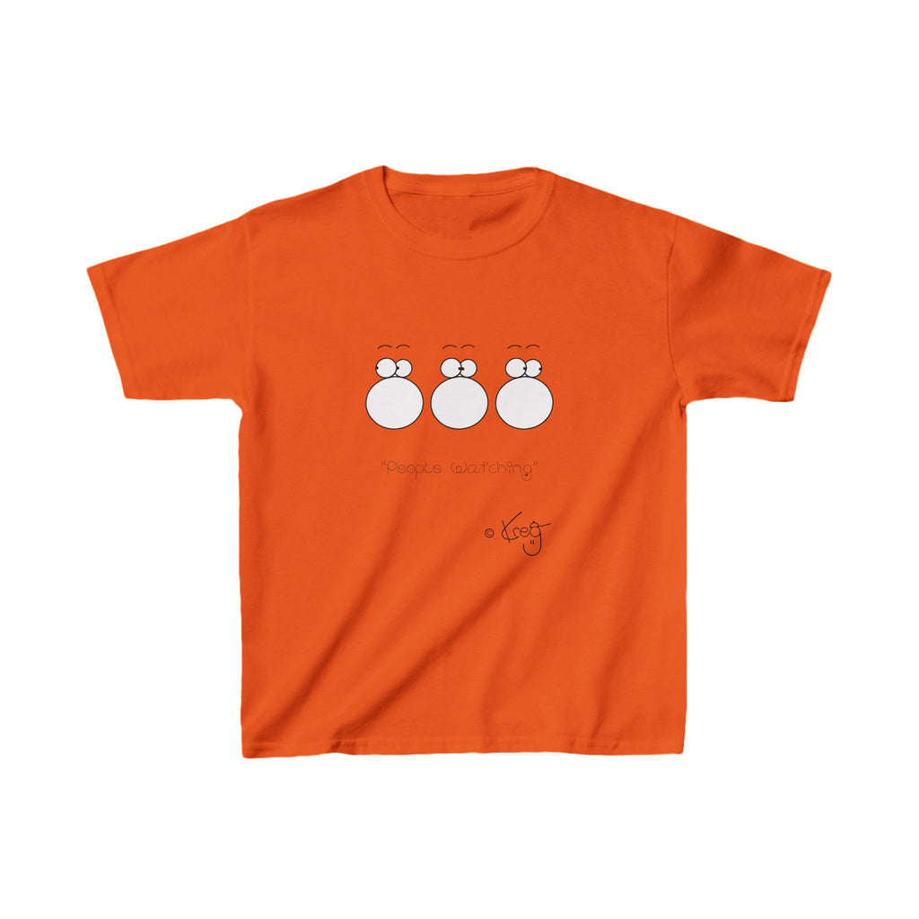 PEOPLE WATCHING,Kids Heavy Cotton™ Tee