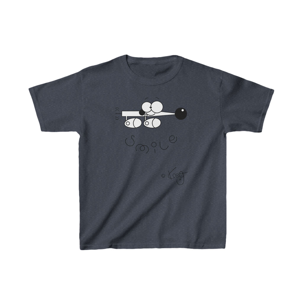 SMILE WIENER DOG,Kids Heavy Cotton™ Tee