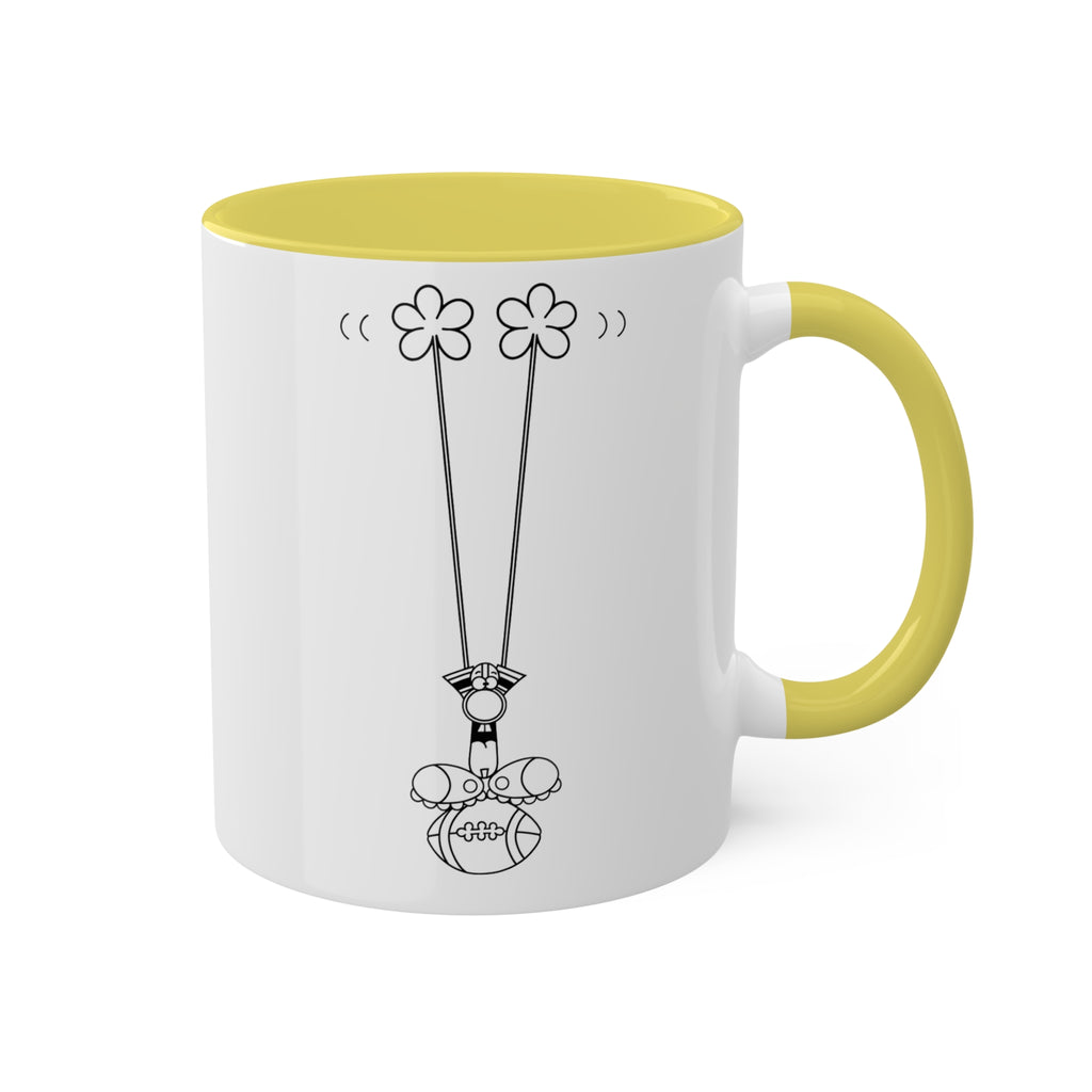 TOUCHDOWN Colorful Mugs, 11oz