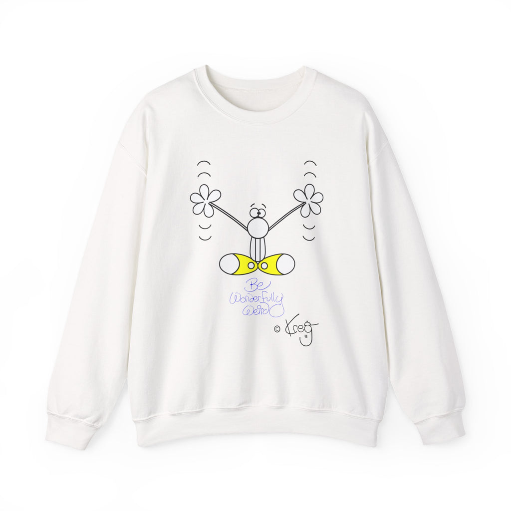BE WONDERFULLY WEIRD,Unisex Heavy Blend™ Crewneck Sweatshirt