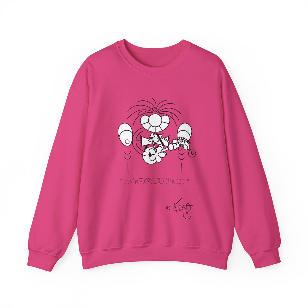 GUITAR MON JAMMIN,Unisex Heavy Blend™ Crewneck Sweatshirt