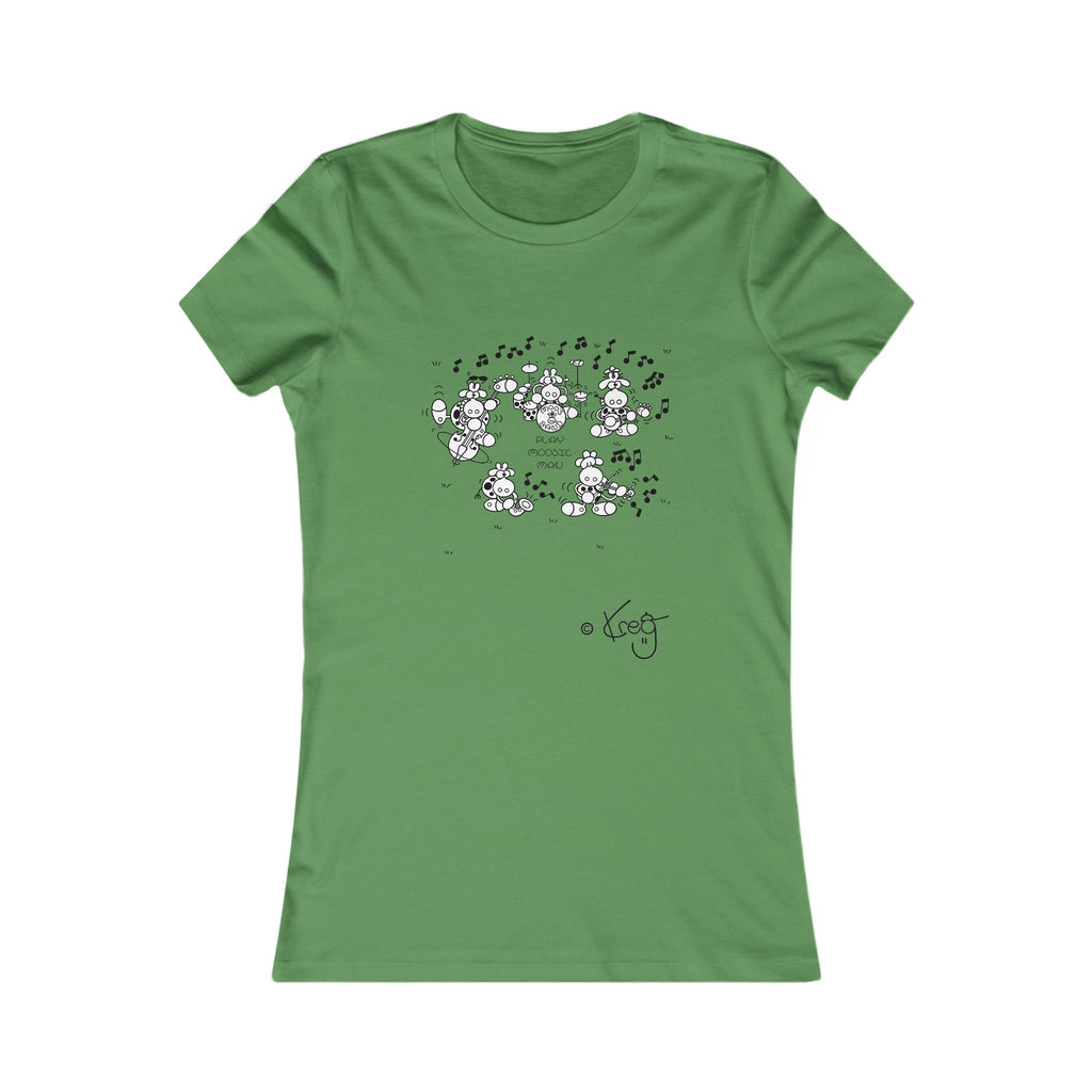 MOO'S BAND,Women's Favorite Tee