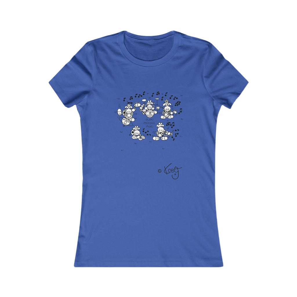 MOO'S BAND,Women's Favorite Tee