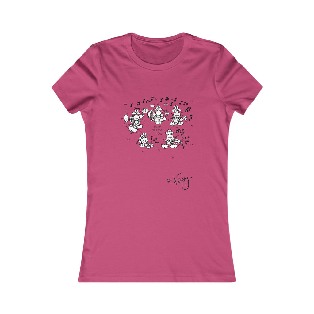 MOO'S BAND,Women's Favorite Tee