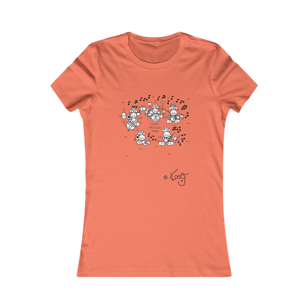 MOO'S BAND,Women's Favorite Tee