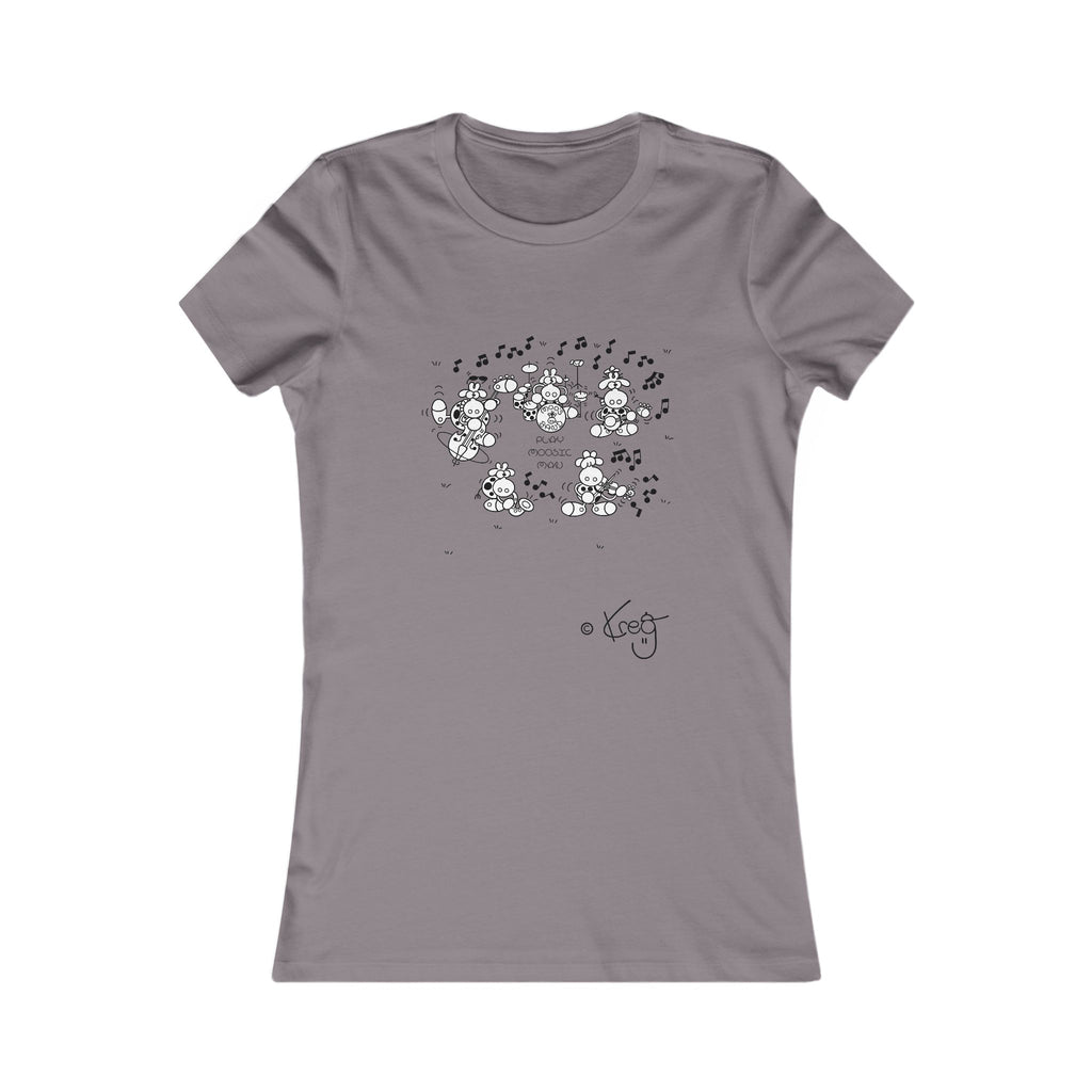 MOO'S BAND,Women's Favorite Tee