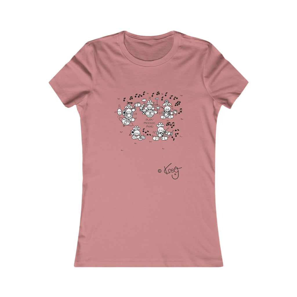 MOO'S BAND,Women's Favorite Tee