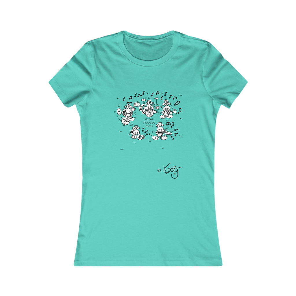 MOO'S BAND,Women's Favorite Tee