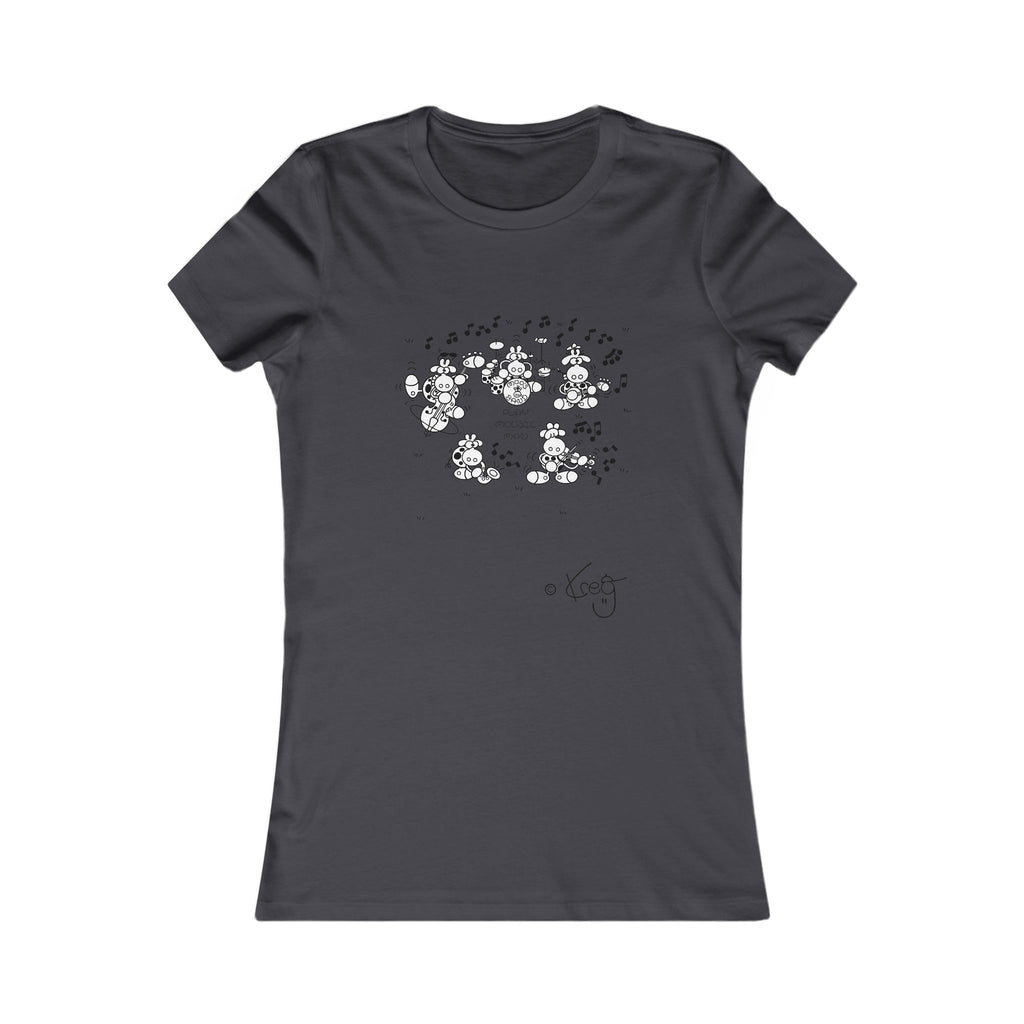 MOO'S BAND,Women's Favorite Tee