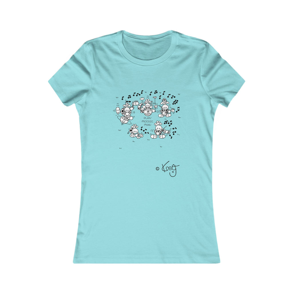 MOO'S BAND,Women's Favorite Tee