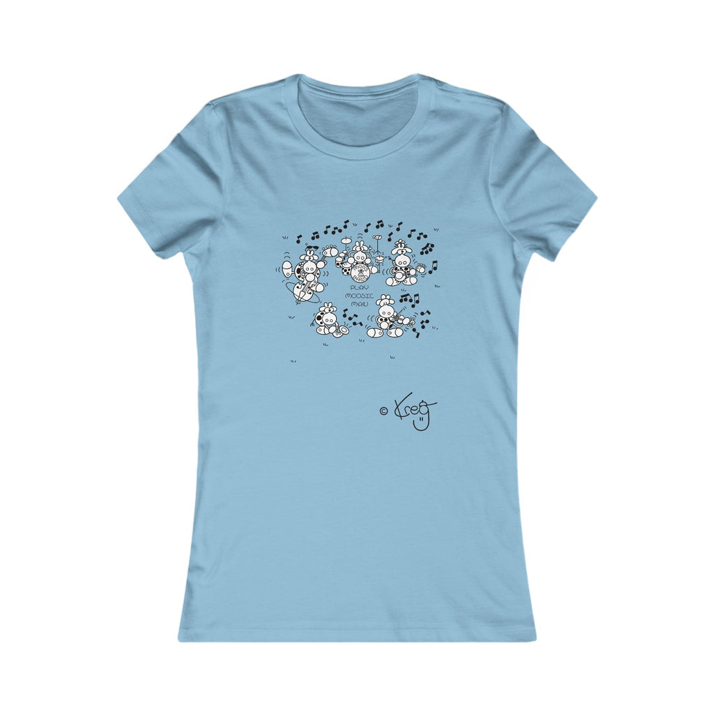 MOO'S BAND,Women's Favorite Tee