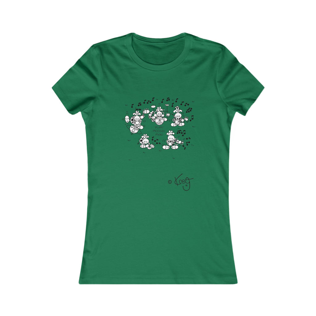 MOO'S BAND,Women's Favorite Tee