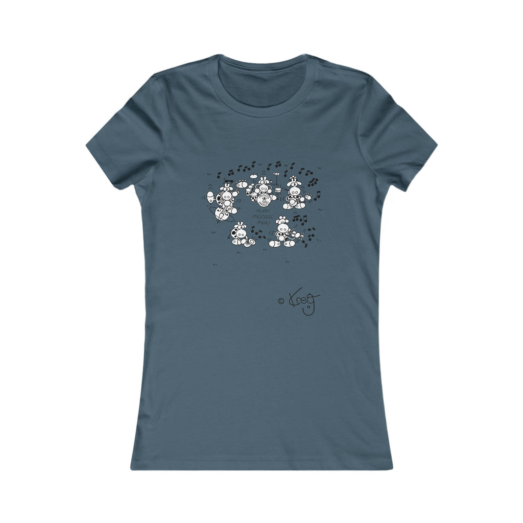 MOO'S BAND,Women's Favorite Tee