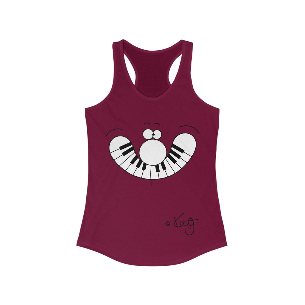 SMILE PIANO,Women's Ideal Racerback Tank