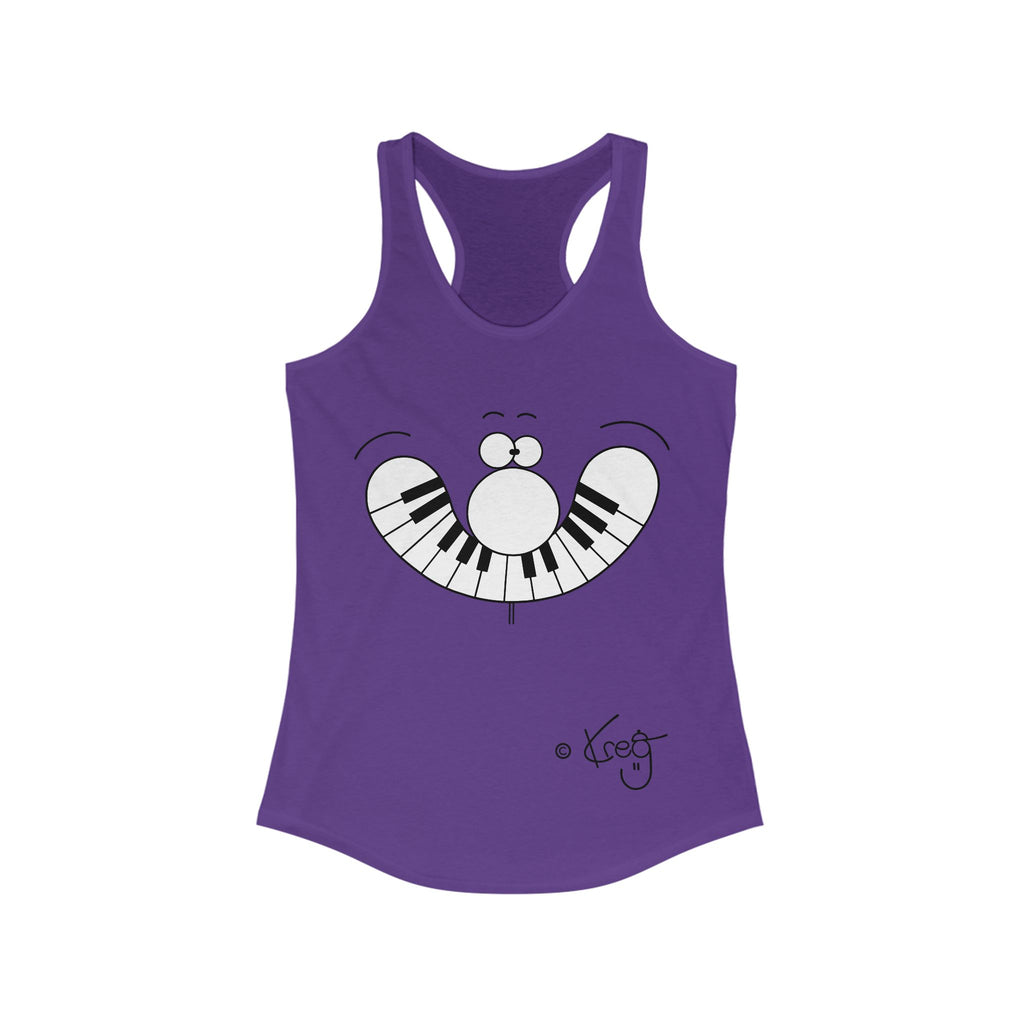 SMILE PIANO,Women's Ideal Racerback Tank
