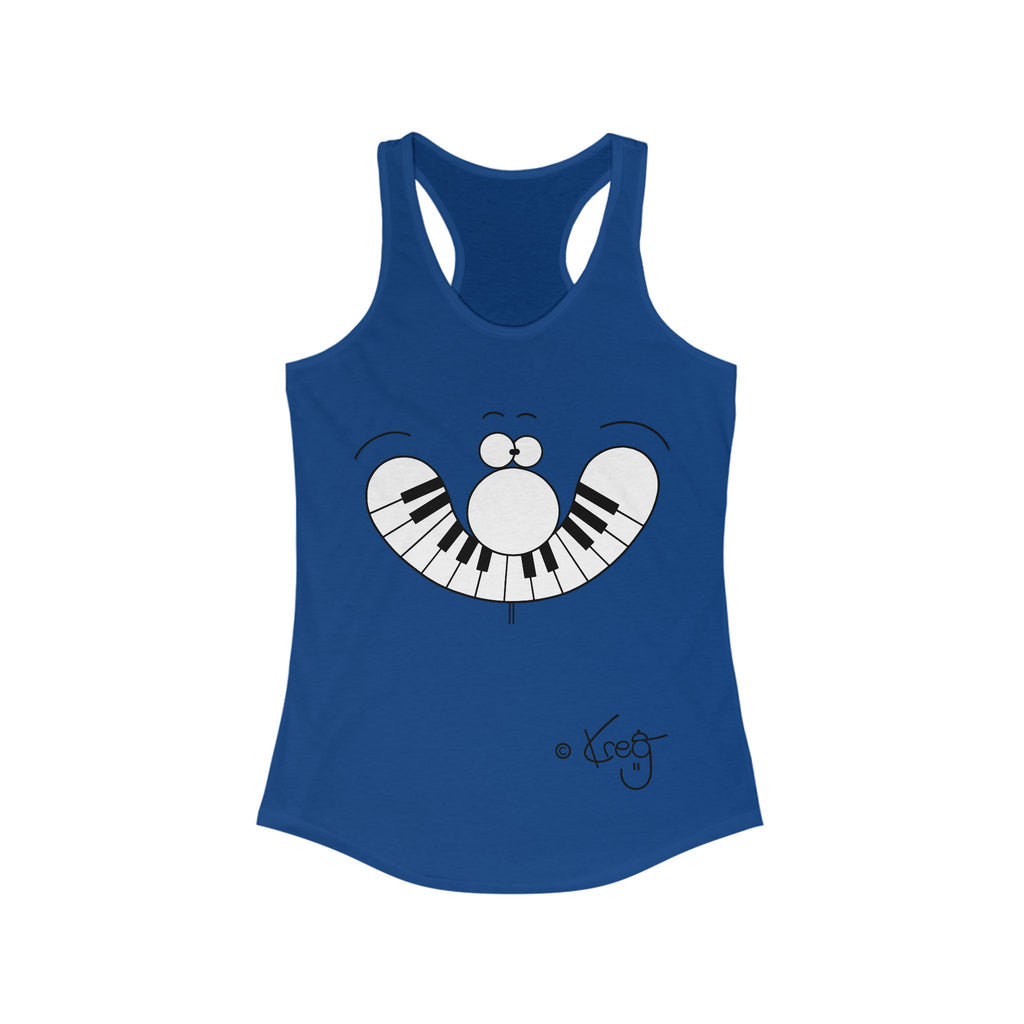 SMILE PIANO,Women's Ideal Racerback Tank