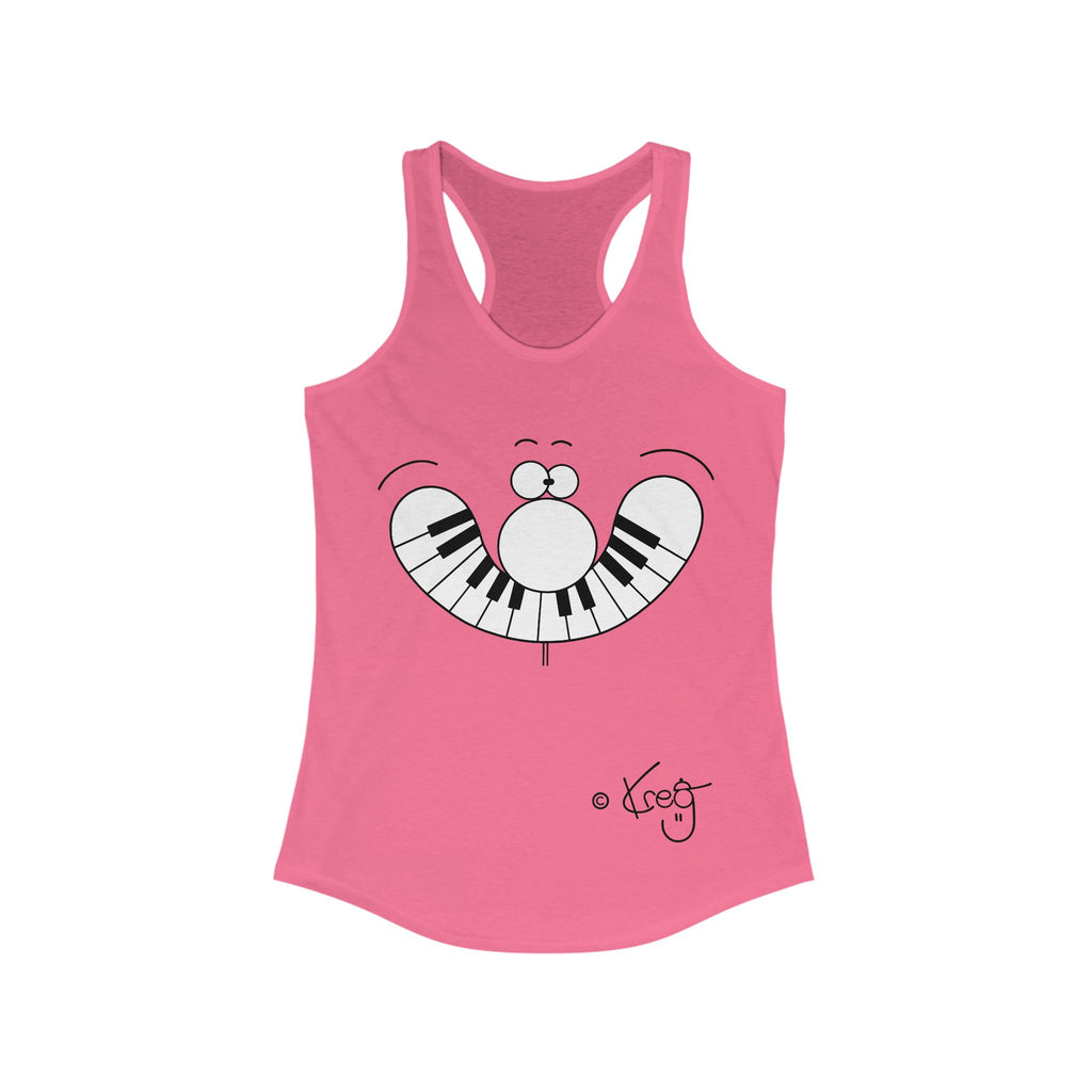 SMILE PIANO,Women's Ideal Racerback Tank