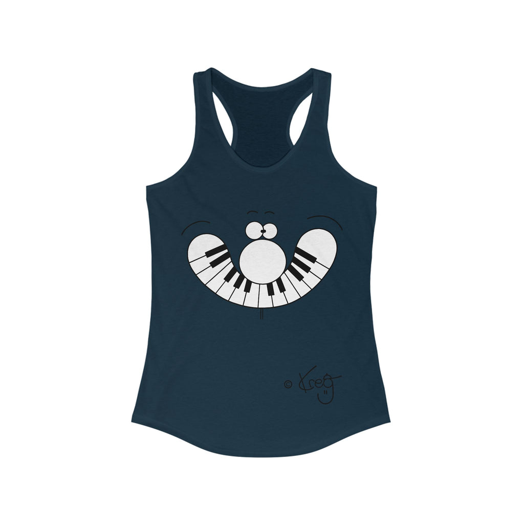 SMILE PIANO,Women's Ideal Racerback Tank