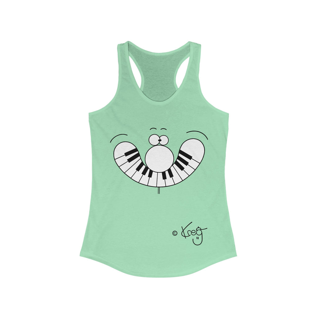 SMILE PIANO,Women's Ideal Racerback Tank