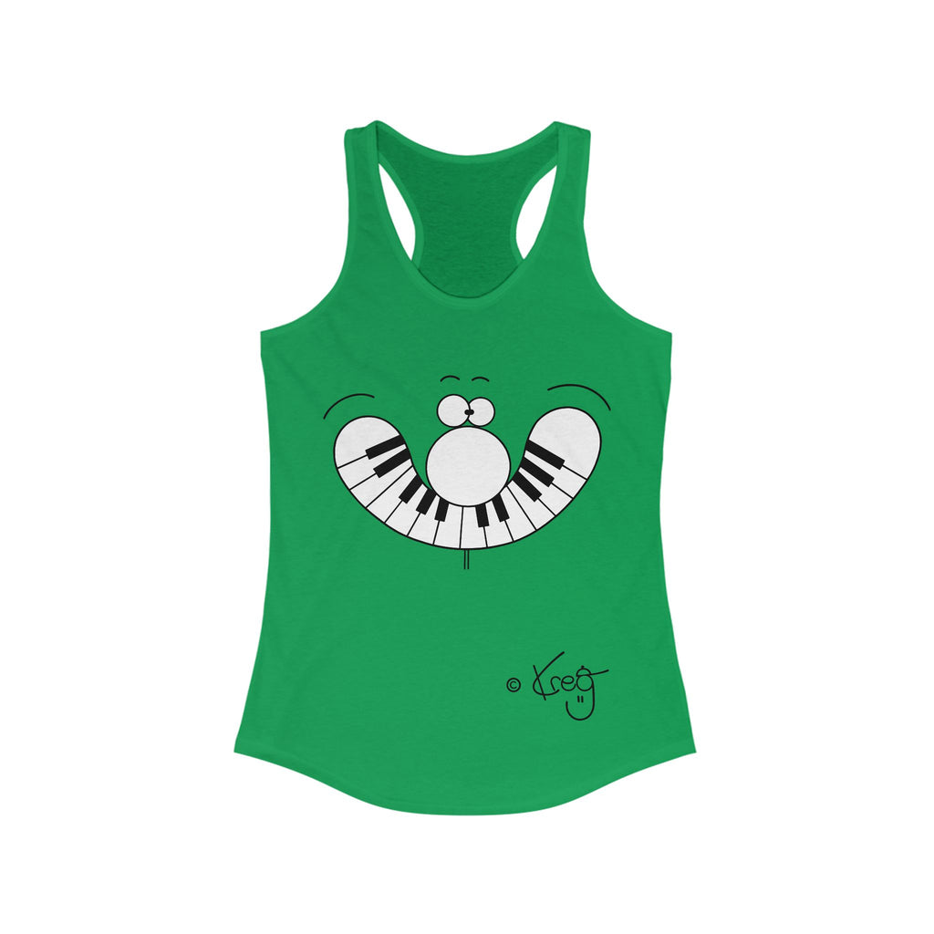SMILE PIANO,Women's Ideal Racerback Tank