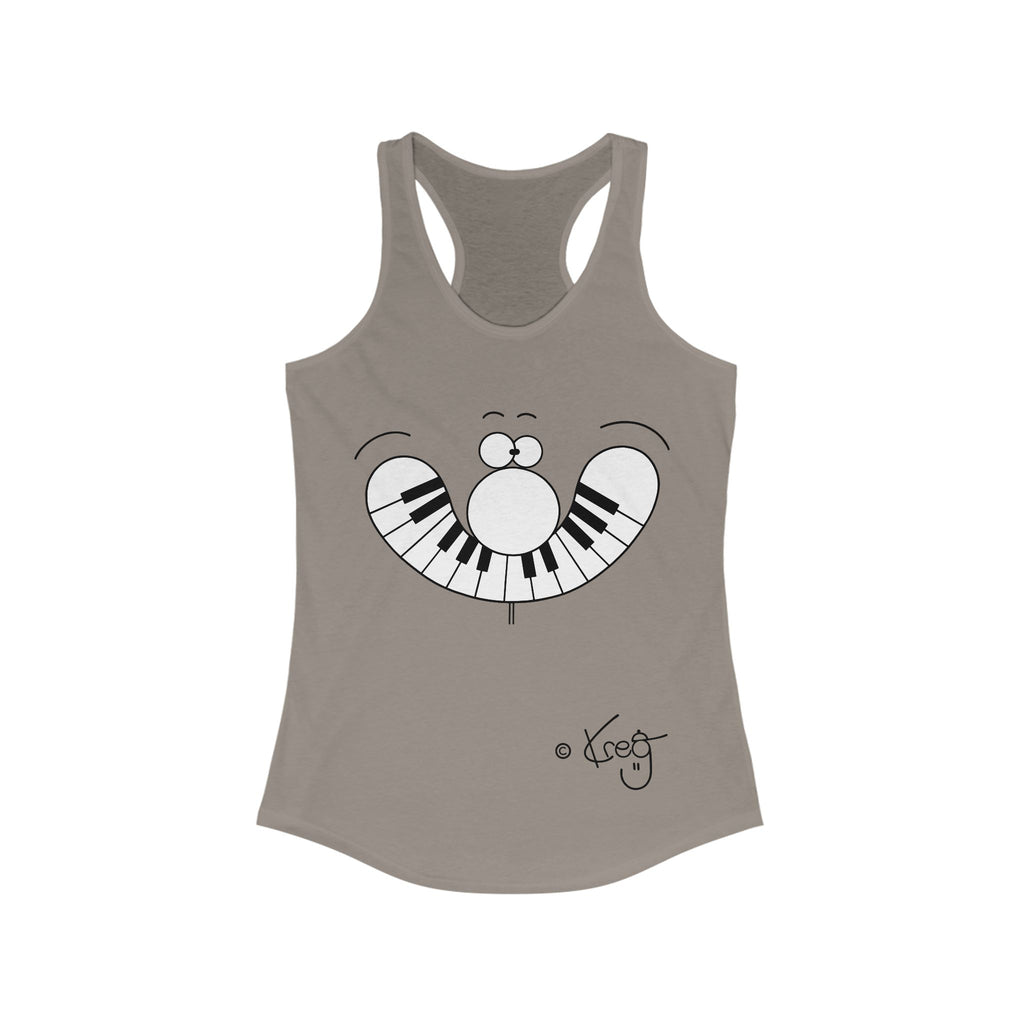 SMILE PIANO,Women's Ideal Racerback Tank