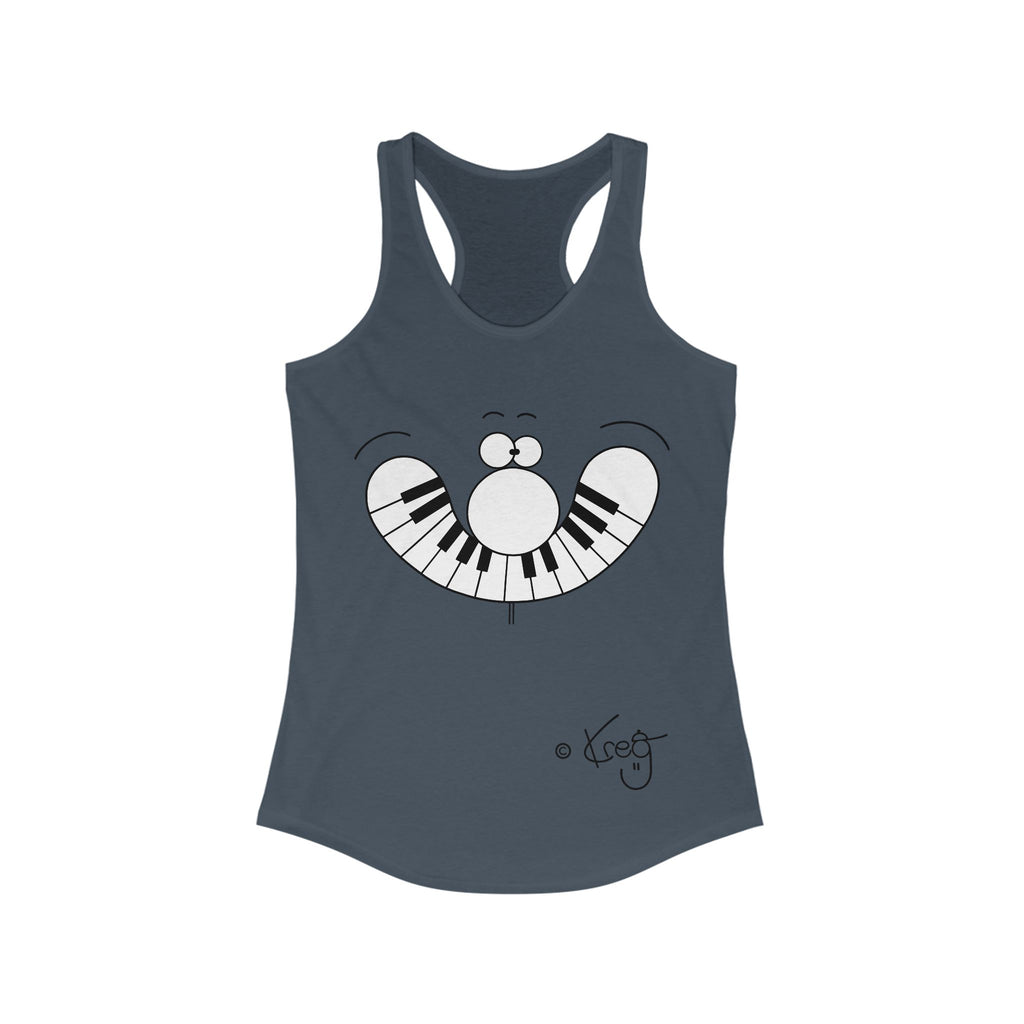 SMILE PIANO,Women's Ideal Racerback Tank