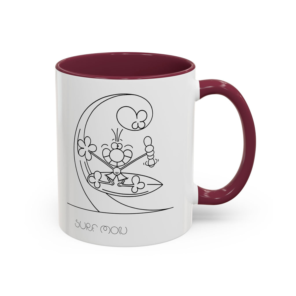 SHAKA SURFER Colorful Mugs, 11oz 15oz