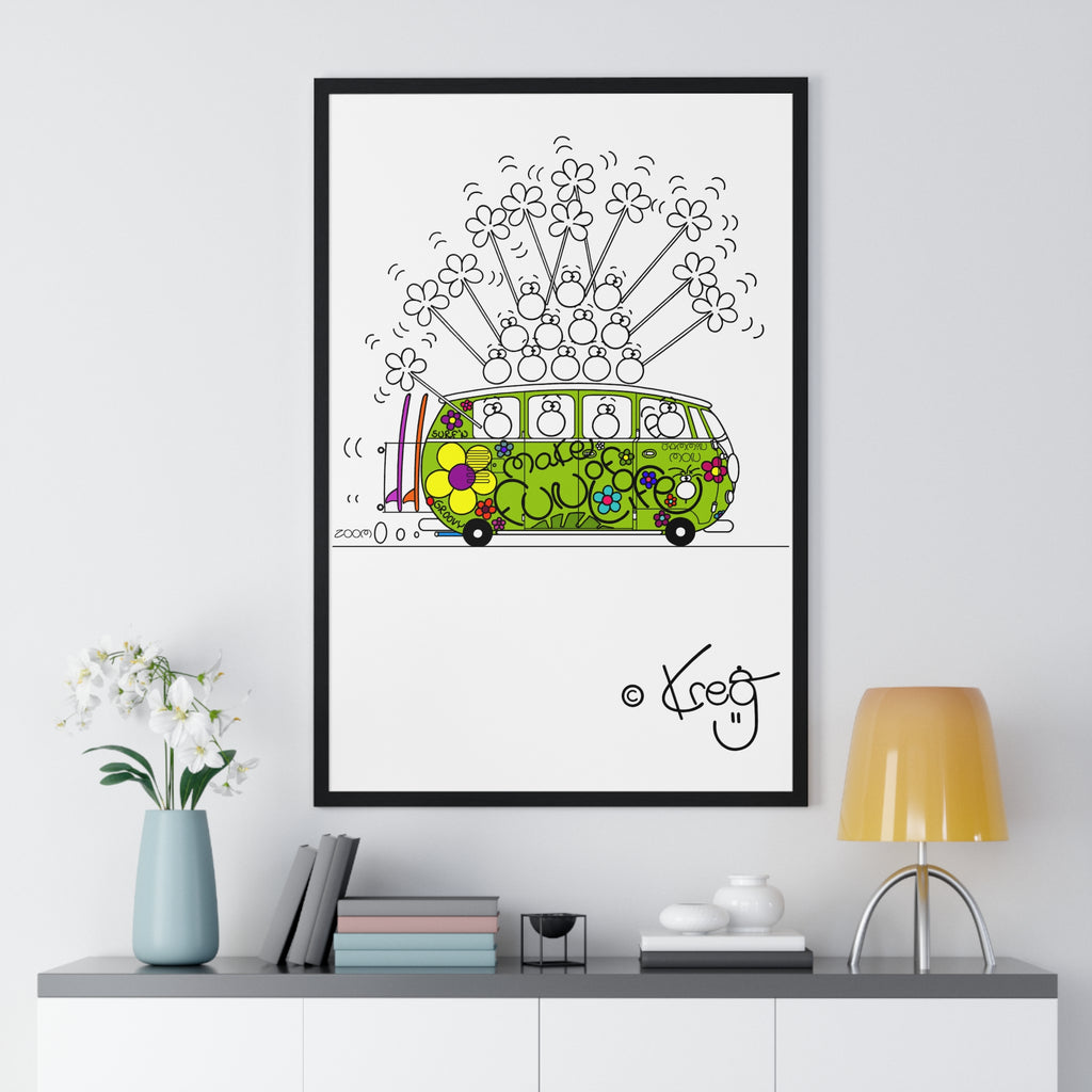 MAKE FUN OF LIFE,Premium Framed Vertical Poster