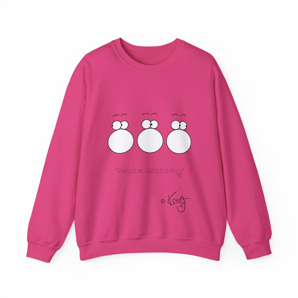 PEOPLE WATCHING,Unisex Heavy Blend™ Crewneck Sweatshirt