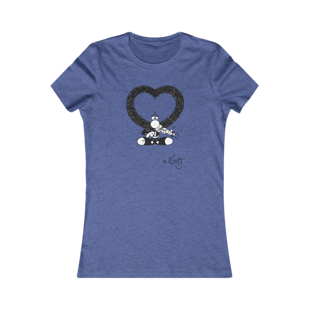 VIOLIN HEART MUSTACHE,Women's Favorite Tee