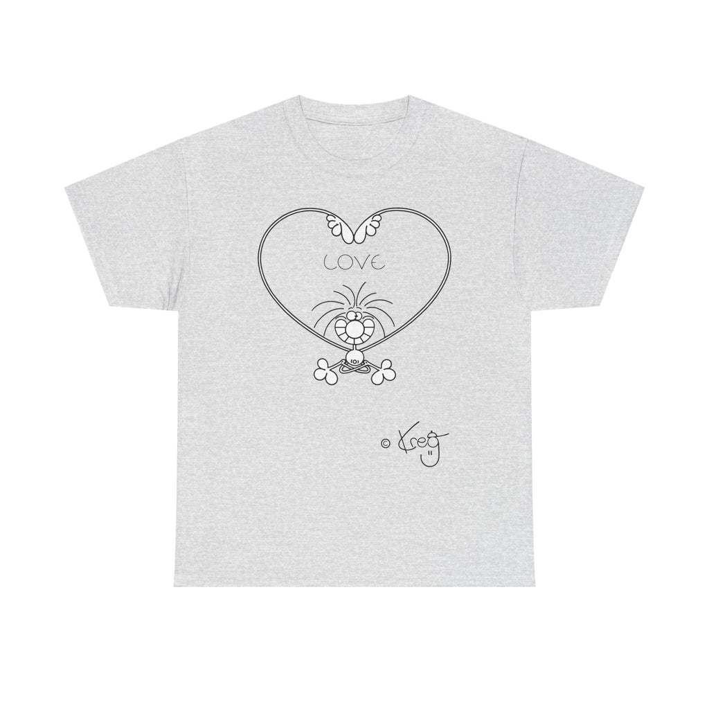LOV YOGA,Unisex Heavy Cotton Tee