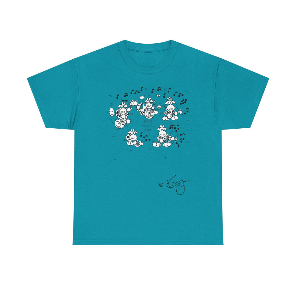 MOO'S BAND,Unisex Heavy Cotton Tee