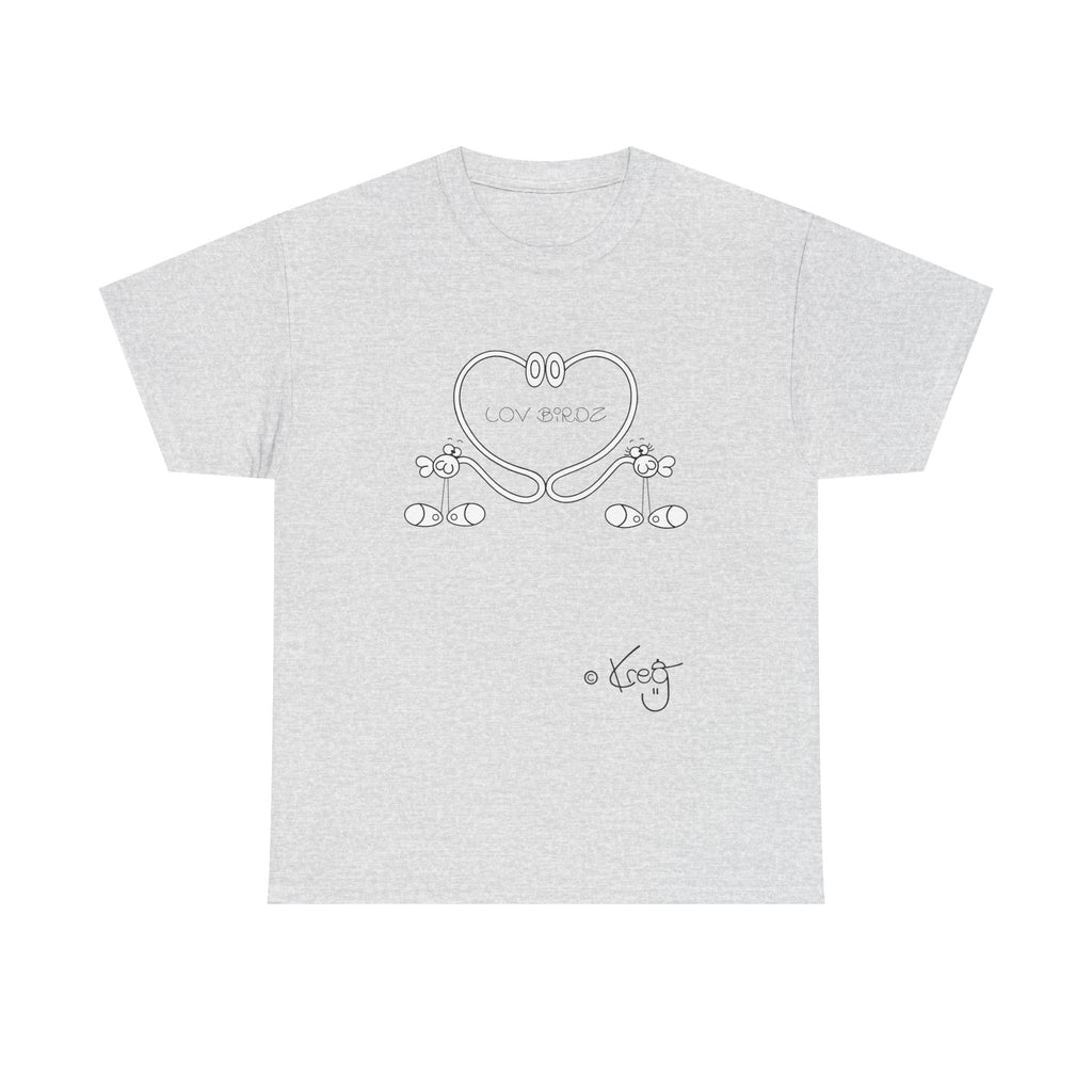 LOV BIRDZ,Unisex Heavy Cotton Tee