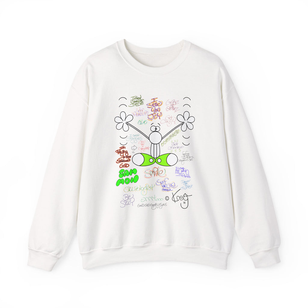 JOY GRAFFITI,Unisex Heavy Blend™ Crewneck Sweatshirt