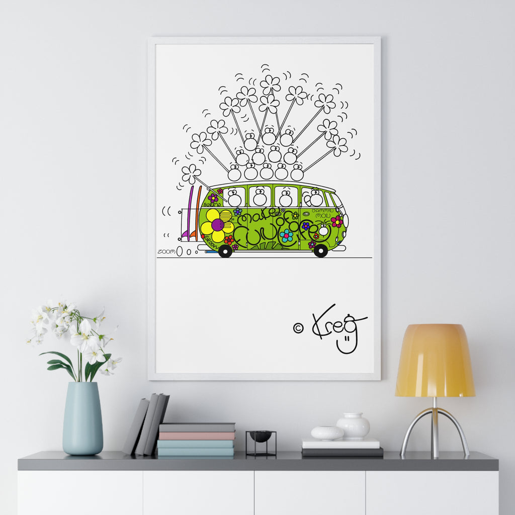 MAKE FUN OF LIFE,Premium Framed Vertical Poster