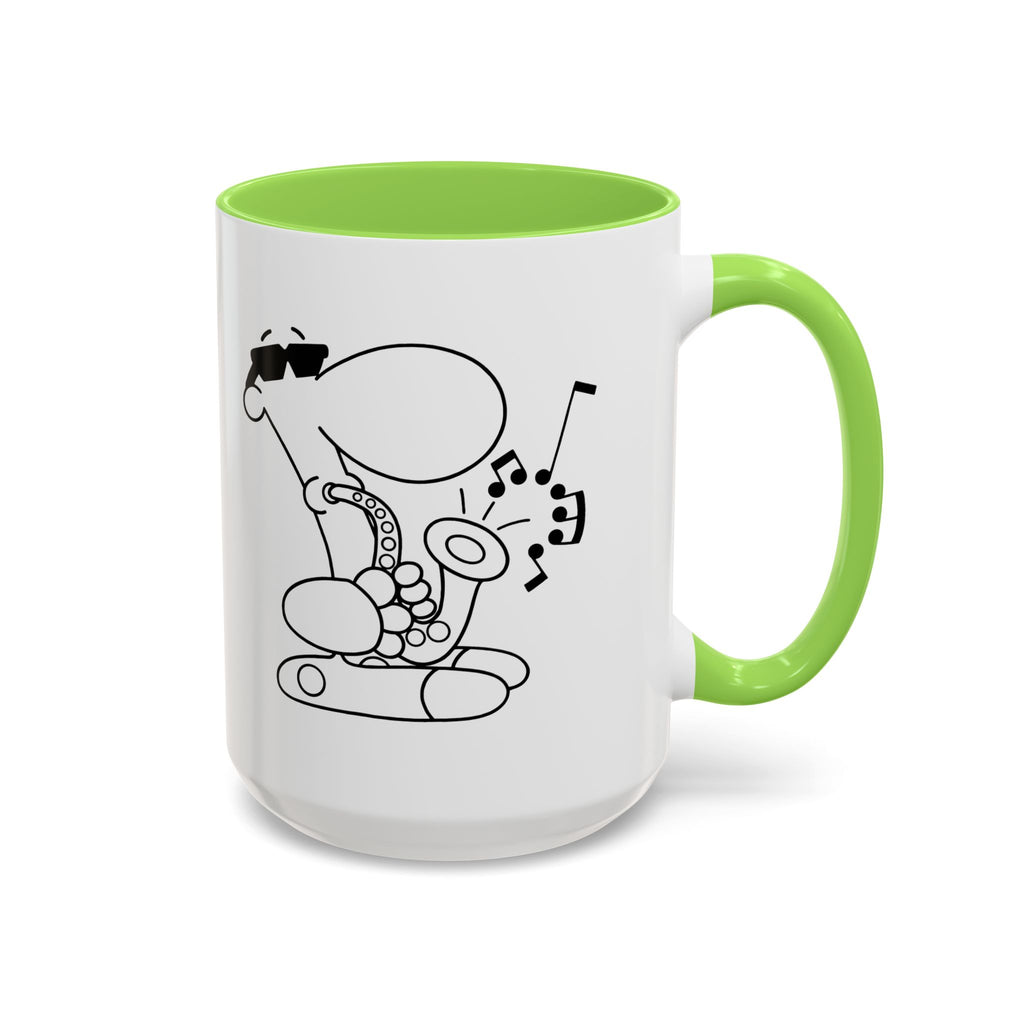 SAX DUDE Colorful Mugs, 11oz 15oz