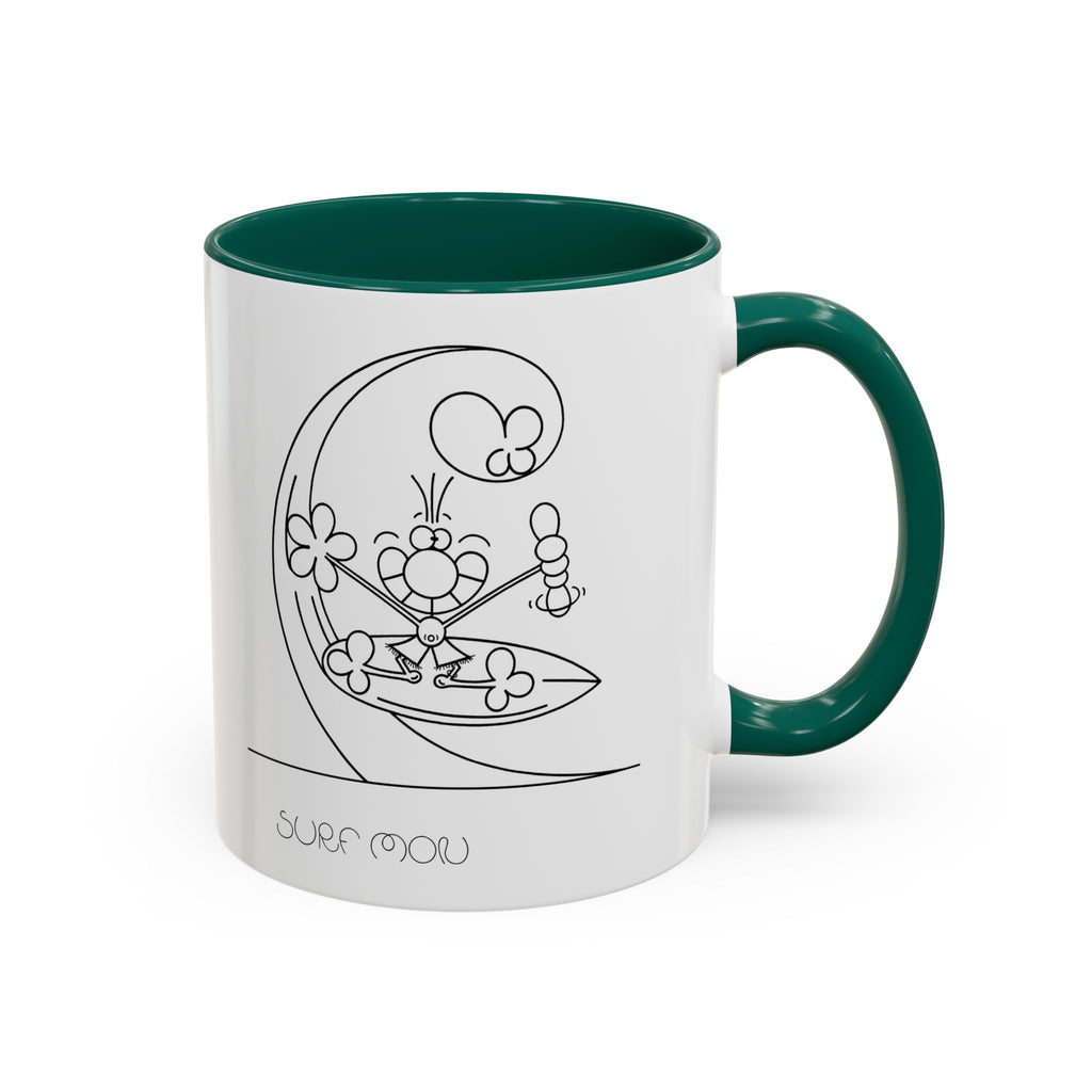 SHAKA SURFER Colorful Mugs, 11oz 15oz