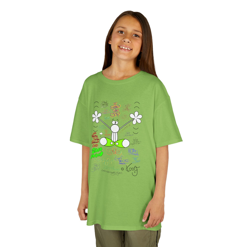 JOY GRAFFITI,Kids Heavy Cotton™ Tee