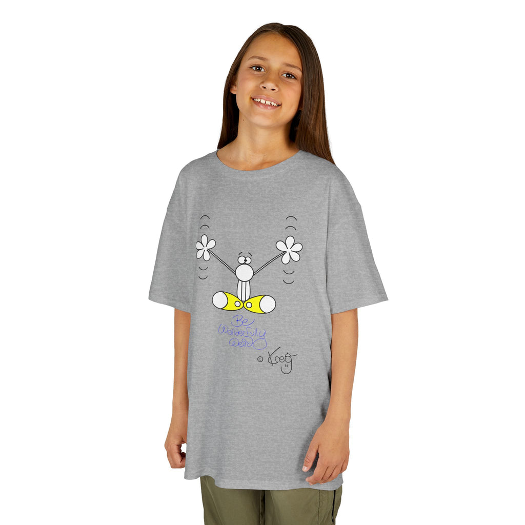 BE WONDERFULLY WEIRD,Kids Heavy Cotton™ Tee