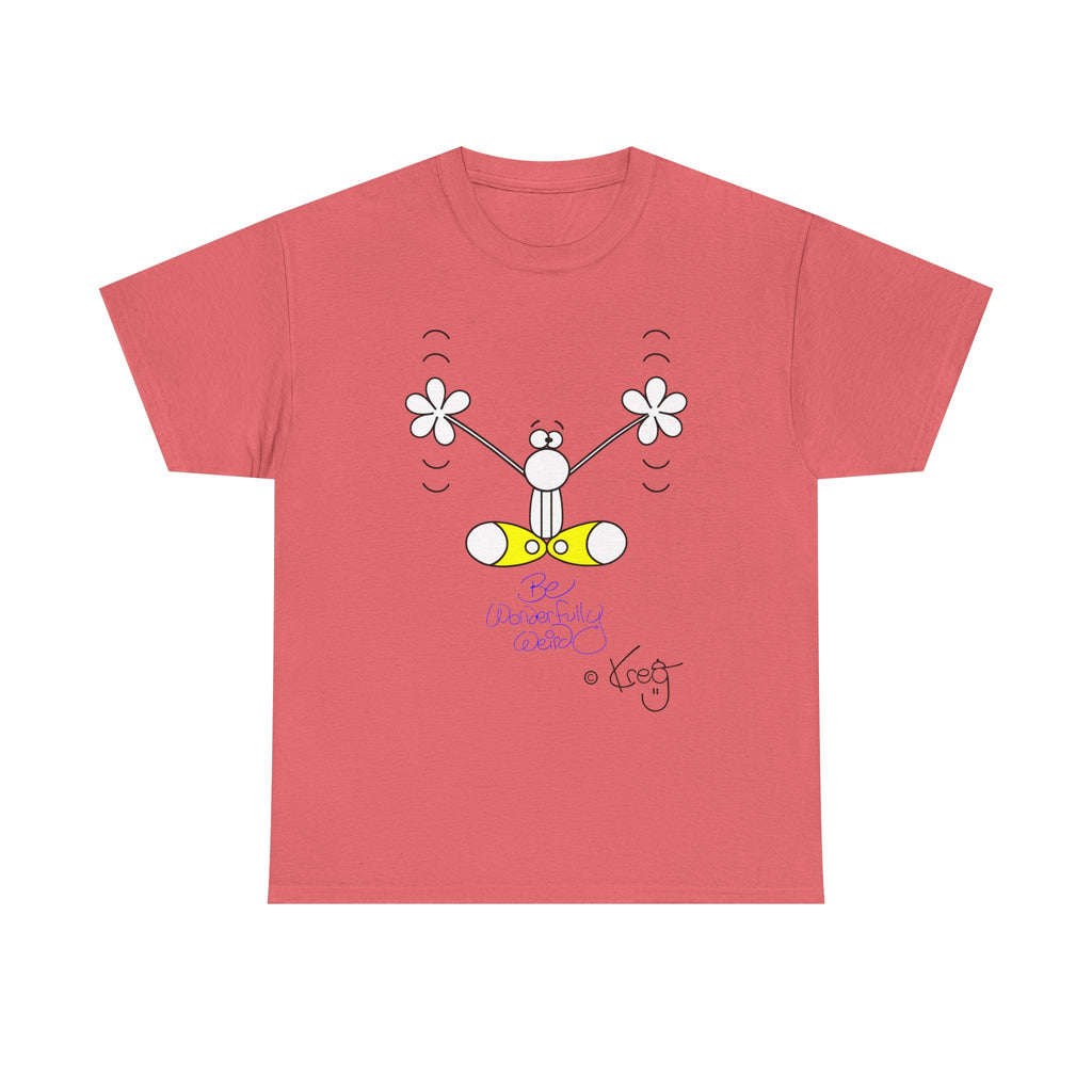 BE WONDERFULLY WEIRD,Unisex Heavy Cotton Tee