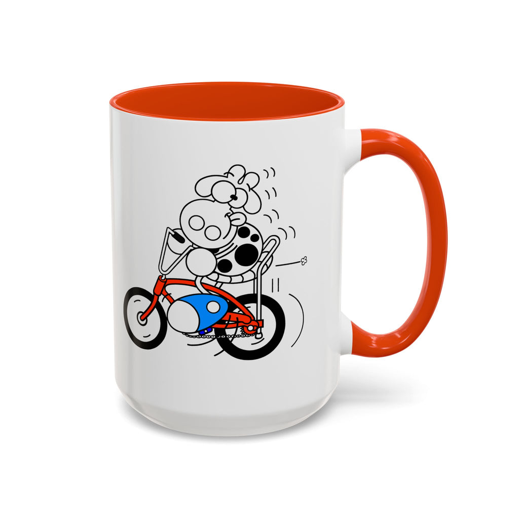 BANANA SEAT COW Colorful Mugs, 11oz 15oz