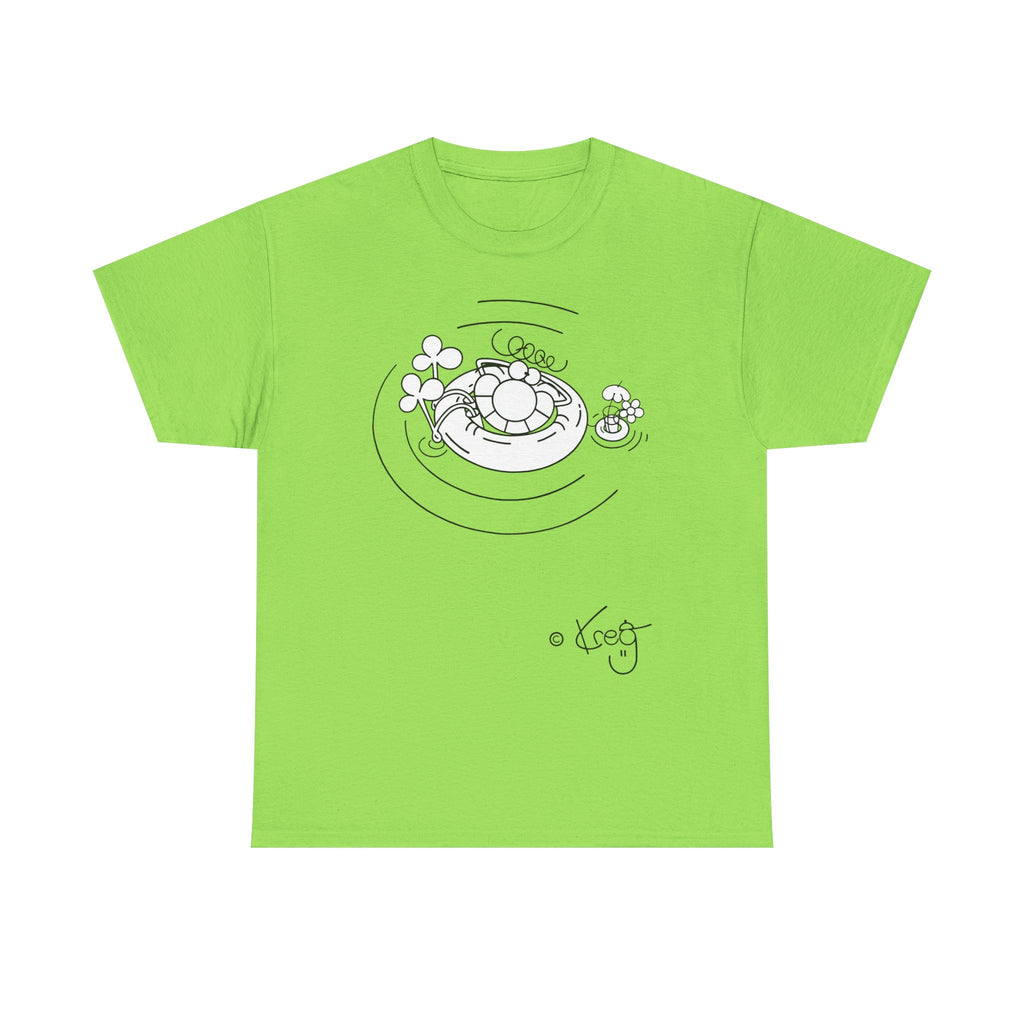 INNER TUBE DUDE,Unisex Heavy Cotton Tee