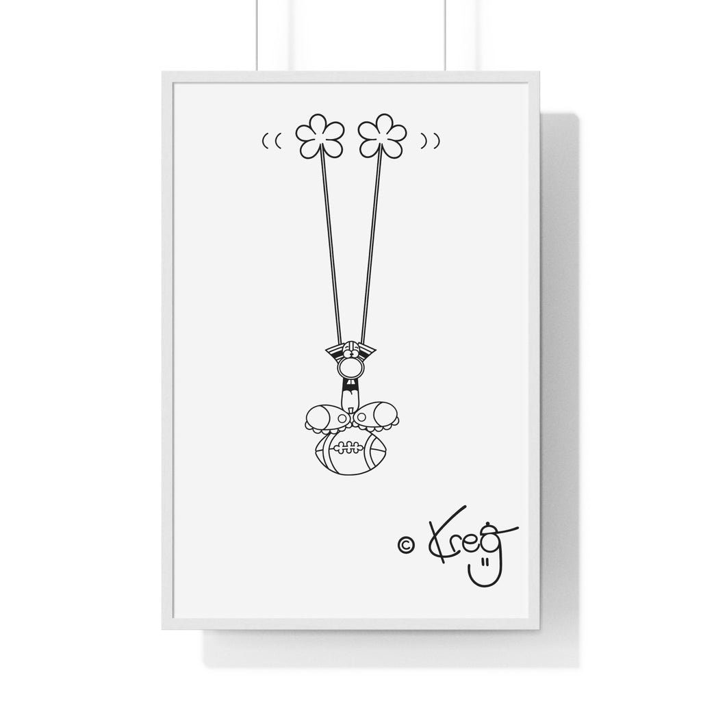 TOUCHDOWN,Premium Framed Vertical Poster