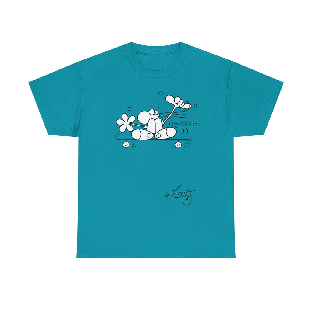 SKATEBOARDER DUDE,Unisex Heavy Cotton Tee