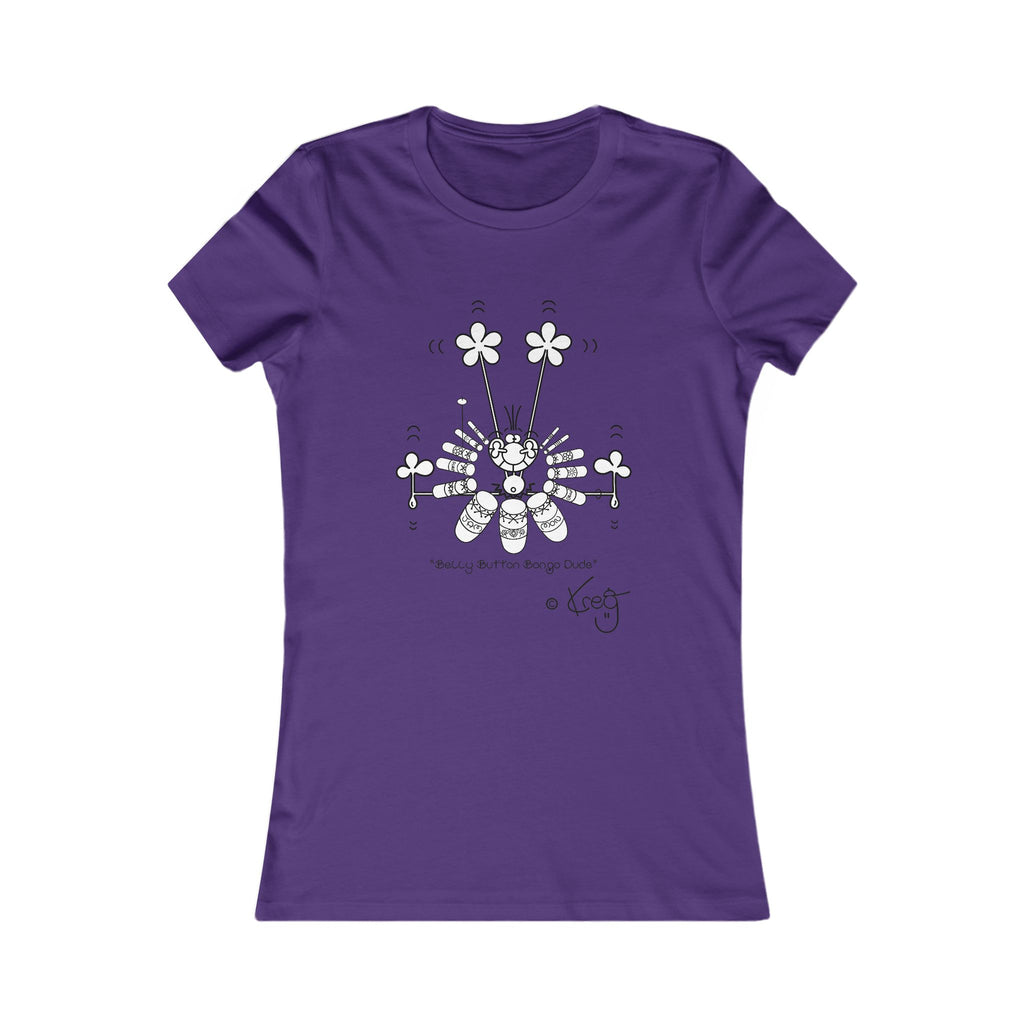 BELLY BUTTON BONGO DUDE,Women's Favorite Tee