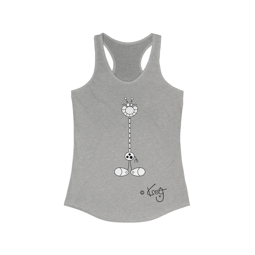 LAUGH GIRAFFE,Women's Ideal Racerback Tank