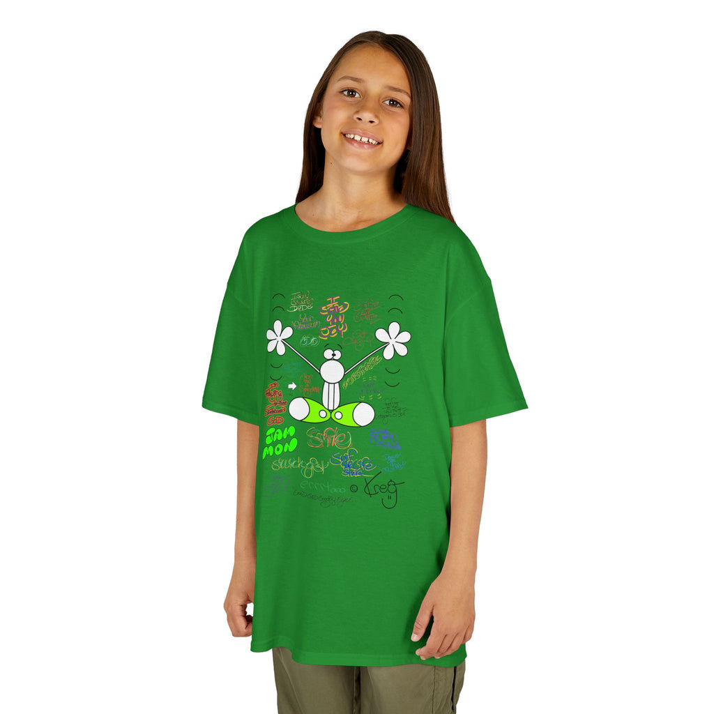 JOY GRAFFITI,Kids Heavy Cotton™ Tee