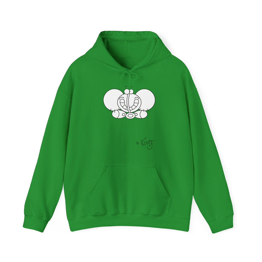 SMILE ELEPHANT,Unisex Heavy Blend™ Hooded Sweatshirt