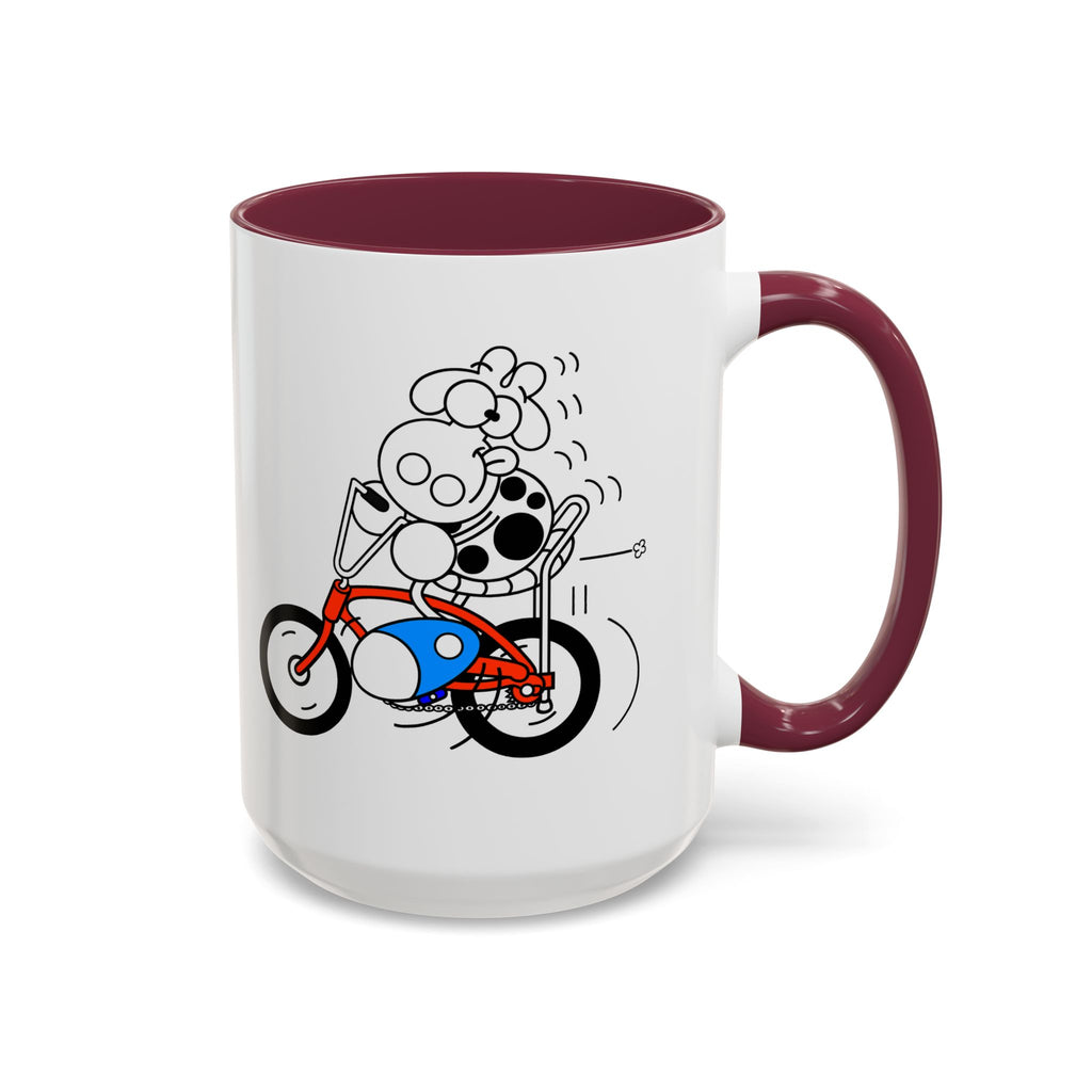 BANANA SEAT COW Colorful Mugs, 11oz 15oz