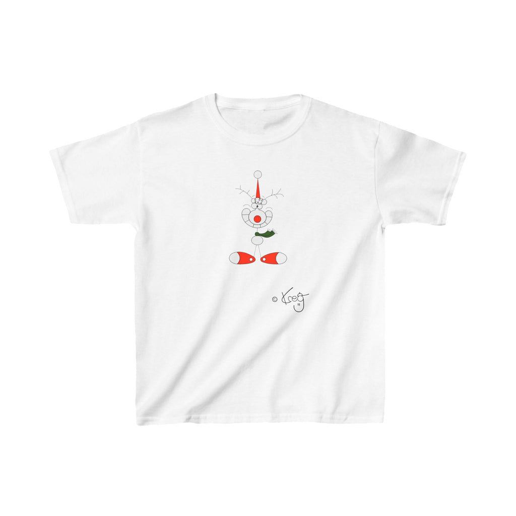 SMILE REINDEER,Kids Heavy Cotton™ Tee